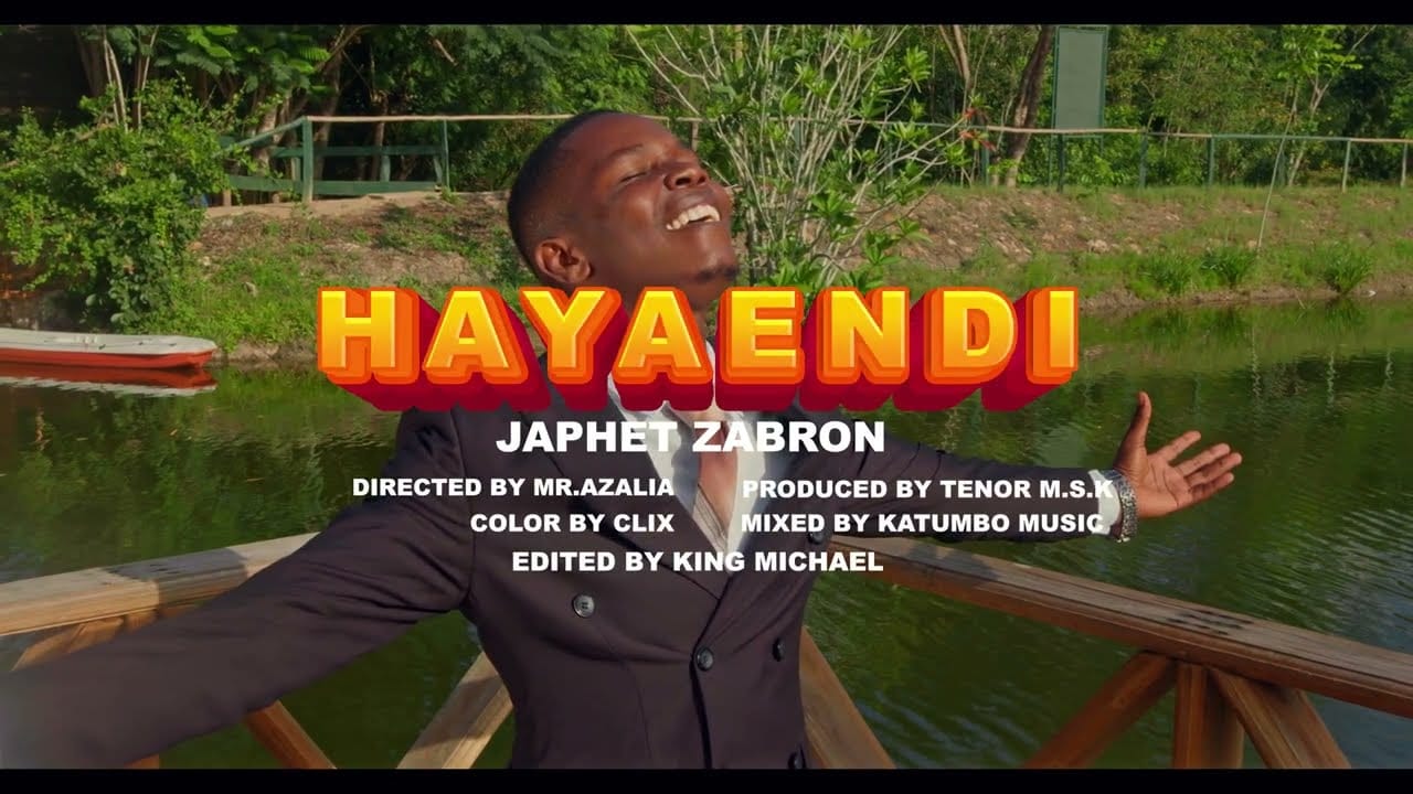 Stream & Download VIDEO : Japhet Zabron – Hayaendi